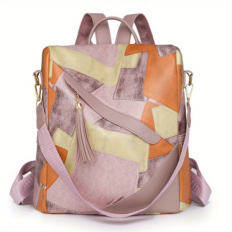 Petra | Mochila Antirrobo de Cuadros