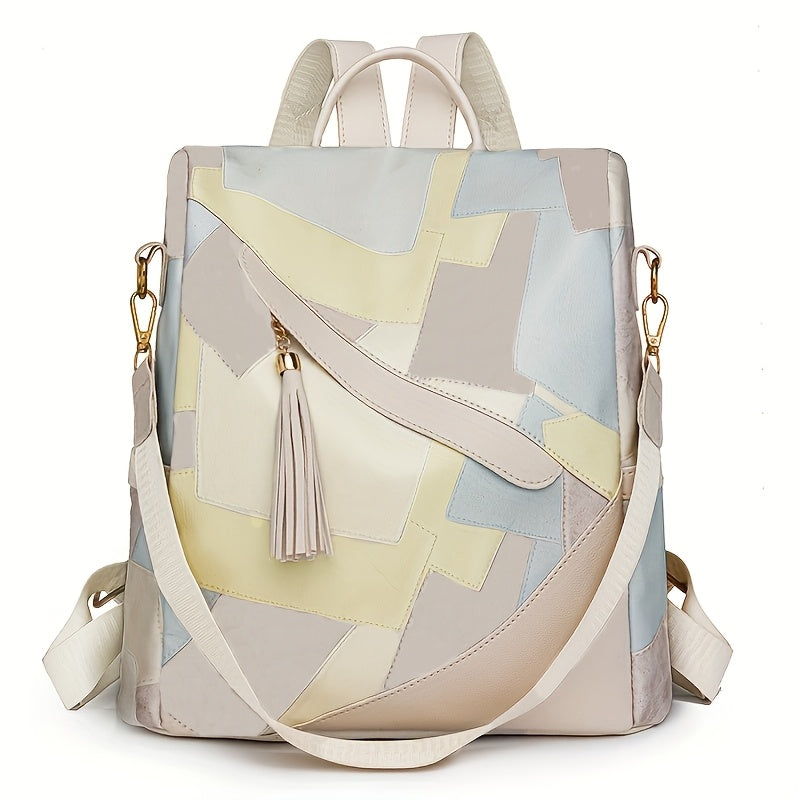 Petra | Mochila Antirrobo de Cuadros