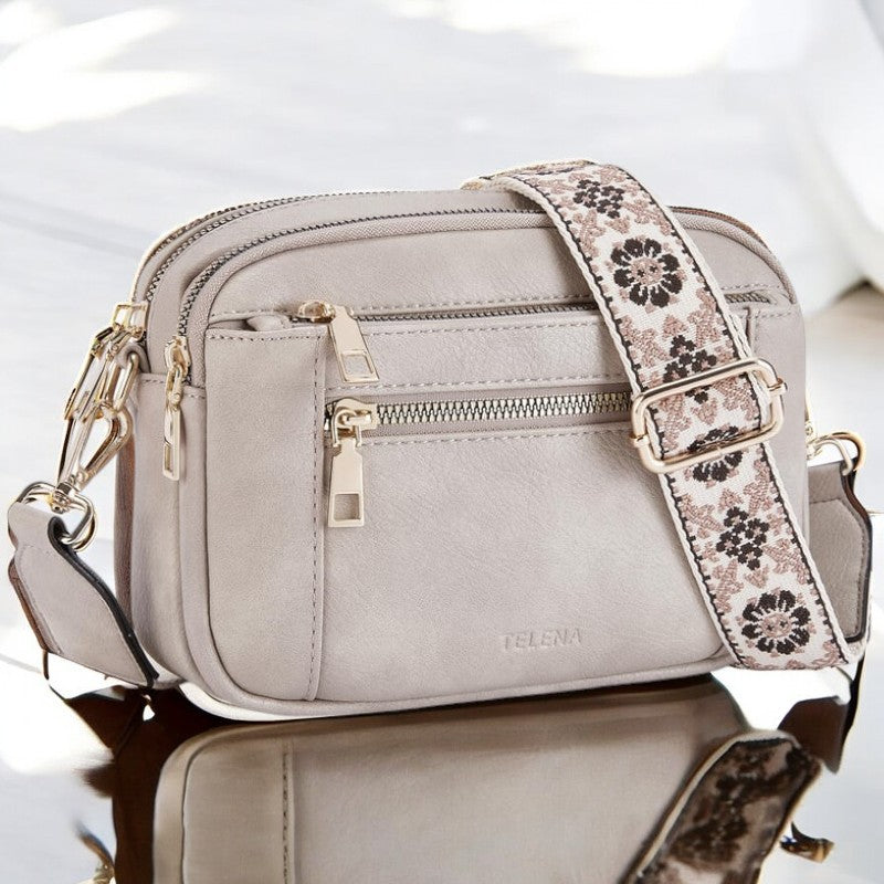 Elena | Bolso de Hombro de Piel Refinada