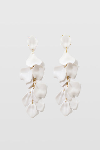 Pendientes de Gotas de Pétalos de Orquídea