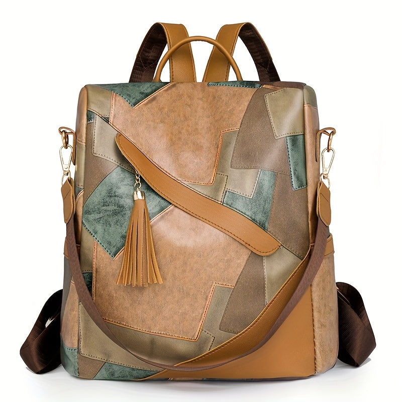 Petra | Mochila Antirrobo de Cuadros
