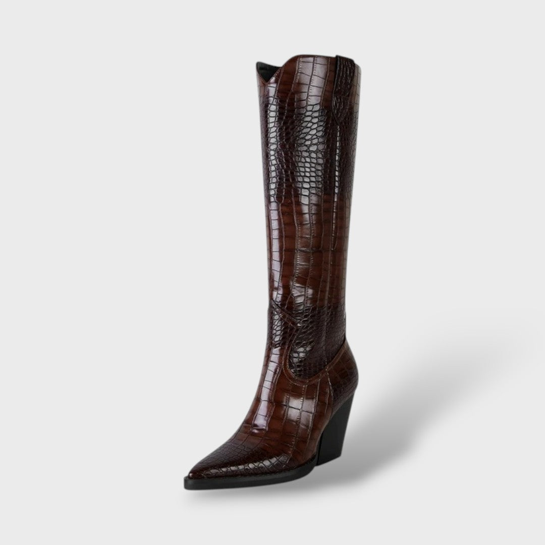 Botas Altas Mujer Tacón Grueso