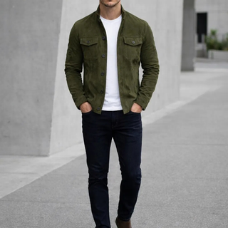 Marco™ | Chaqueta de Ante Clásica