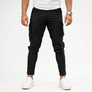 Franco Pantalones Cargo - Negro