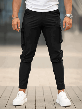 Franco Pantalones Cargo - Negro