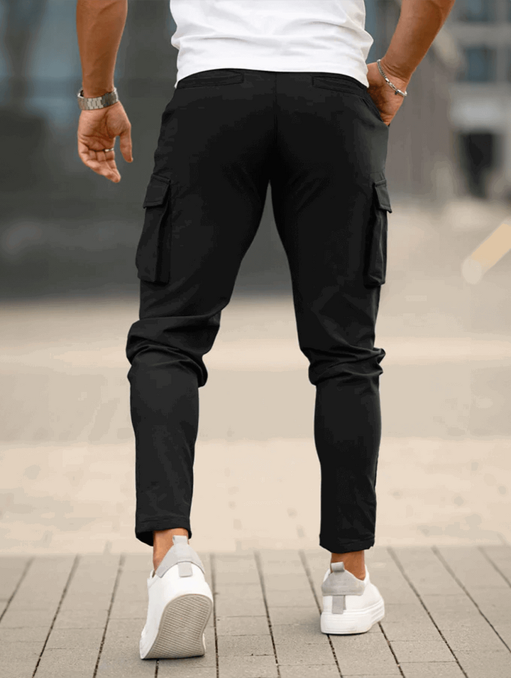 Franco Pantalones Cargo - Negro