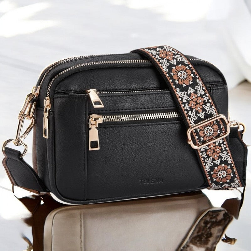 Elena | Bolso de Hombro de Piel Refinada