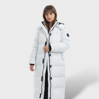 Abrigo Largo Impermeable de Invierno para Mujer