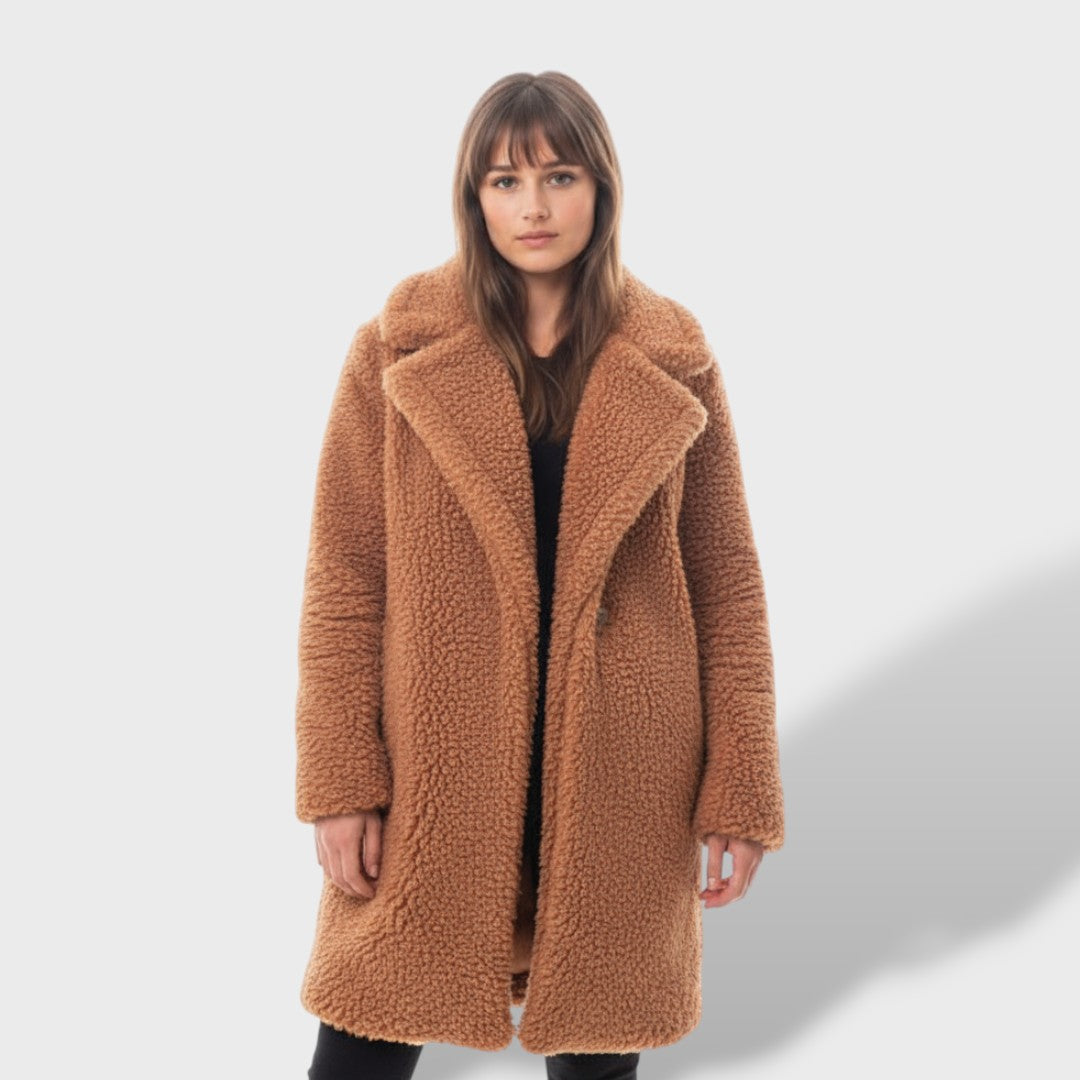 Abrigo Teddy Largo Mujer | Cálido y con Estilo