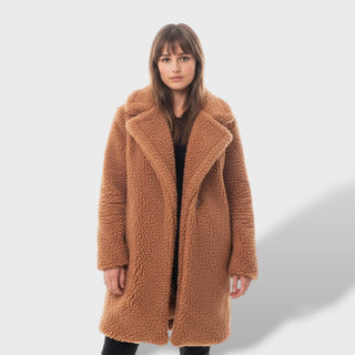 Abrigo Teddy Largo Mujer | Cálido y con Estilo