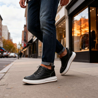 Roberto | Zapatillas de cuero sintético