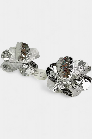 Pendientes Brillantes en Forma de Flor