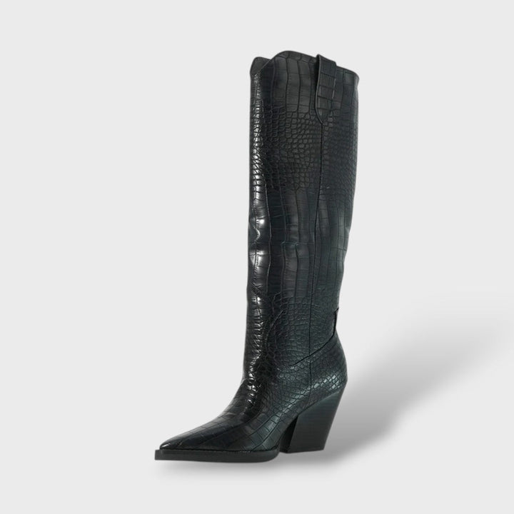 Botas Altas Mujer Tacón Grueso
